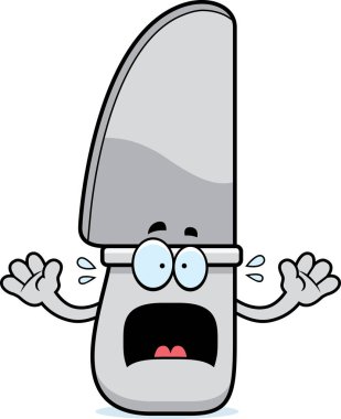 Korkmuş karikatür bıçak