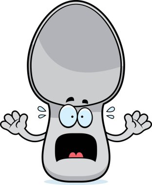 Korkmuş karikatür kaşık