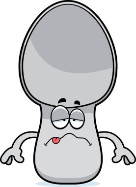 Hasta karikatür kaşık