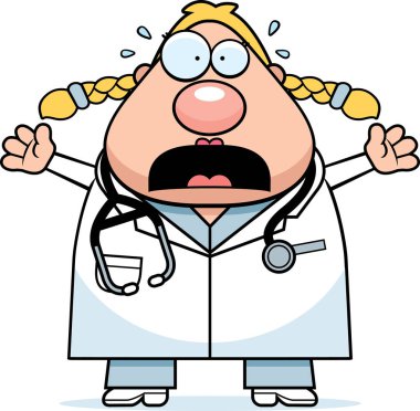 Korkmuş karikatür doktor