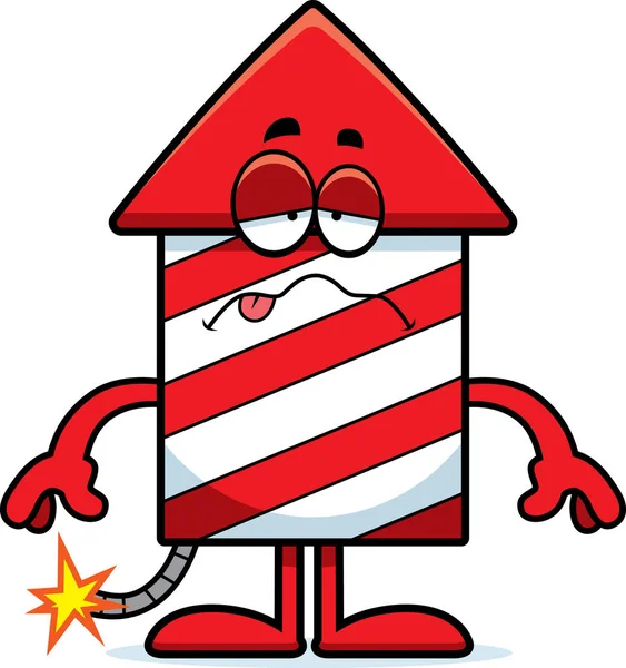 Hasta karikatür havai fişek