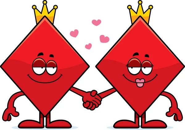 Çizgi film Kral ve Kraliçe elmas