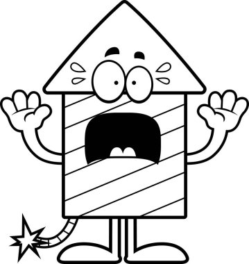 Korkmuş karikatür havai fişek