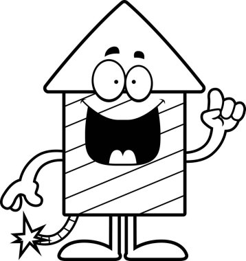 Çizgi film havai fişek fikir