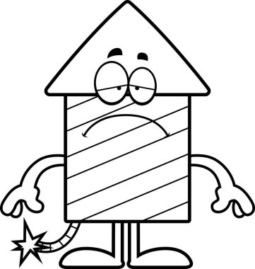 Üzgün çizgi film havai fişek