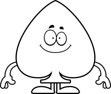 Mutlu karikatür Spade