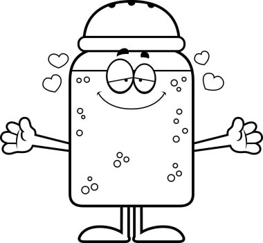 Çizgi film tuz kucaklama