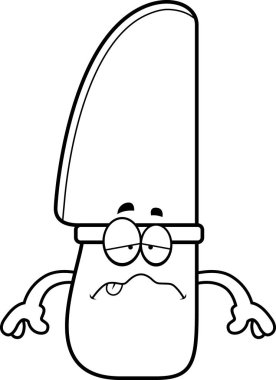 Hasta karikatür bıçak