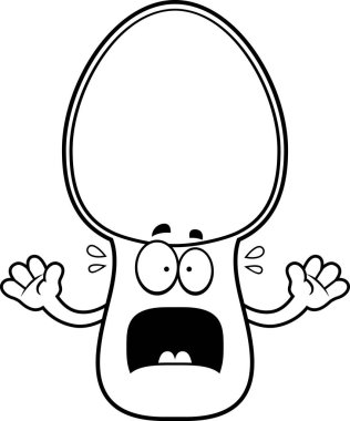 Korkmuş karikatür kaşık