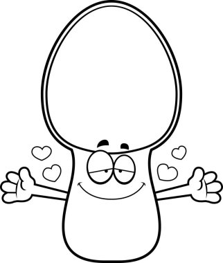 Çizgi film kaşık kucaklama