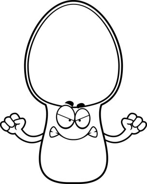 Kızgın çizgi film kaşık