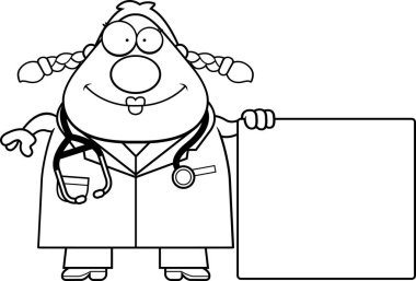 Çizgi film doktor işareti