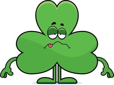 Hasta karikatür Shamrock