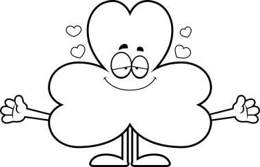 Çizgi film Shamrock kucaklama