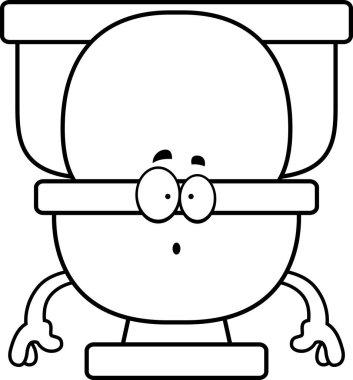 Sürpriz karikatür tuvalet