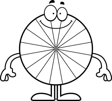 Mutlu karikatür nane