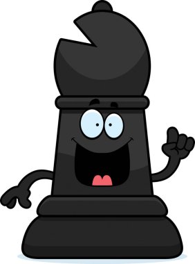 Çizgi film satranç Bishop fikir