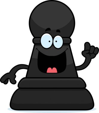 Çizgi film satranç piyon fikir