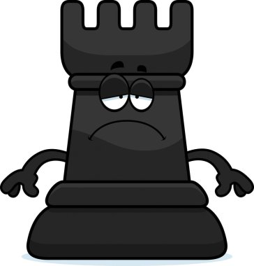 Üzgün çizgi film satranç Kalesi