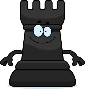 Mutlu karikatür satranç Kalesi