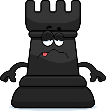 Hasta karikatür satranç Kalesi