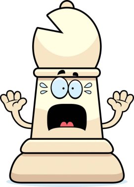 Korkmuş karikatür satranç fil