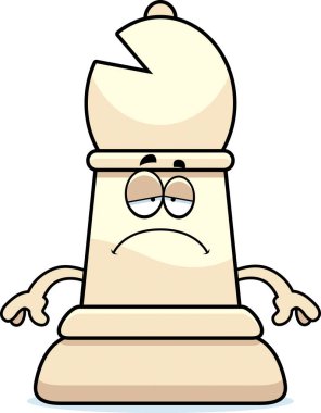 Üzgün çizgi film satranç fil