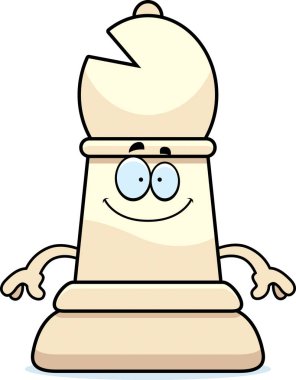 Mutlu karikatür satranç fil