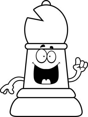 Çizgi film satranç Bishop fikir