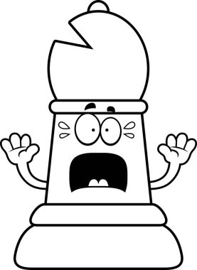 Korkmuş karikatür satranç fil