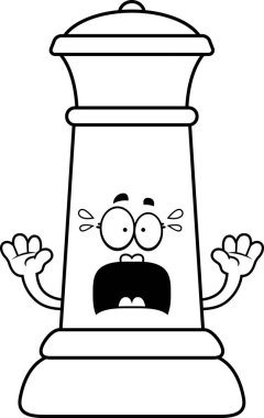 Korkmuş karikatür satranç kraliçesi