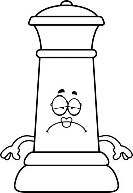 Üzgün çizgi film satranç kraliçesi