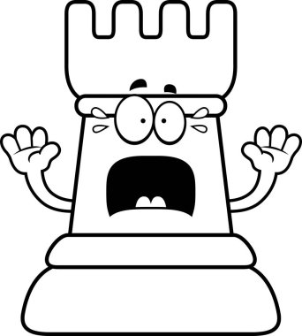 Korkmuş karikatür satranç Kalesi