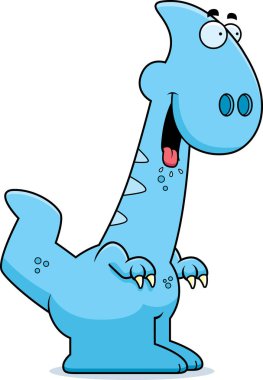 Aç çizgi film Parasaurolophus