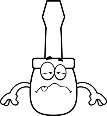 Hasta karikatür tornavida