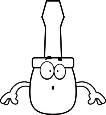 Sürpriz karikatür tornavida