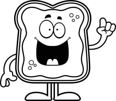 Çizgi film tost reçel fikri ile