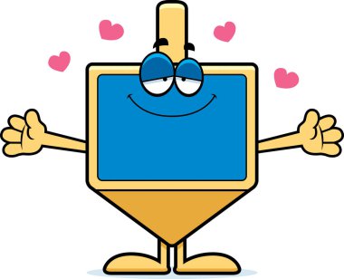 Çizgi film topaç kucaklama