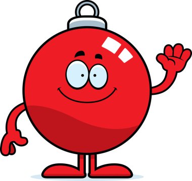 Çizgi film süsleme sallayarak