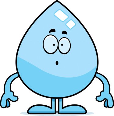 Sürpriz çizgi film su damlası