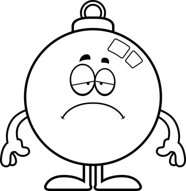 Üzgün çizgi film süsleme