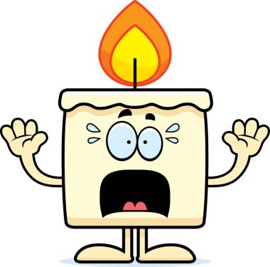 Korkmuş çizgi film mum