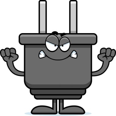 Kızgın çizgi film fişi