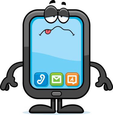 Hasta karikatür Smartphone