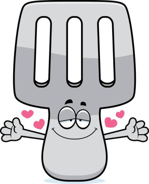 Çizgi film Spatula kucaklama