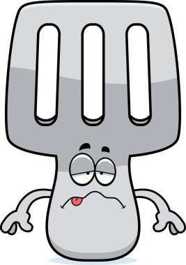 Hasta karikatür Spatula