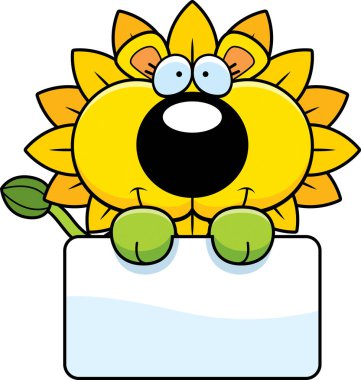 Çizgi film karahindiba aslan işareti