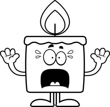 Korkmuş çizgi film mum