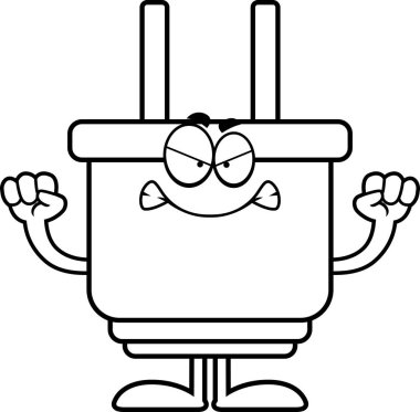 Kızgın çizgi film fişi