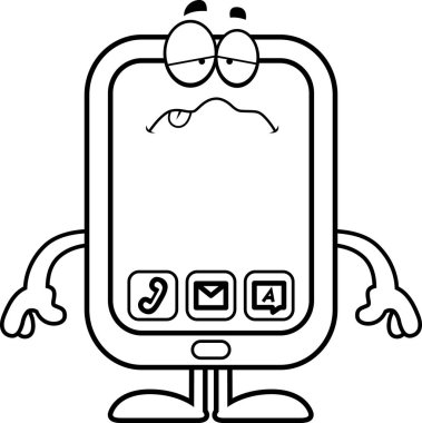 Hasta karikatür Smartphone